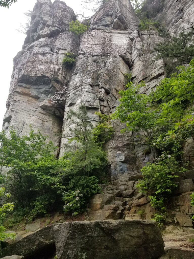 Quartzite walls of Big Pinnacle
