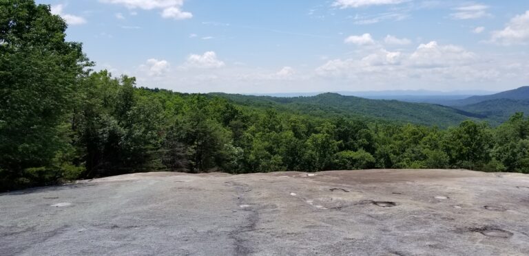 View from the granite summit of Stone Mountain