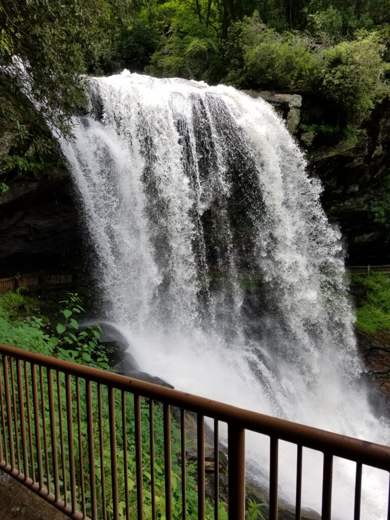 Dry Falls near Highlands, North Carolina