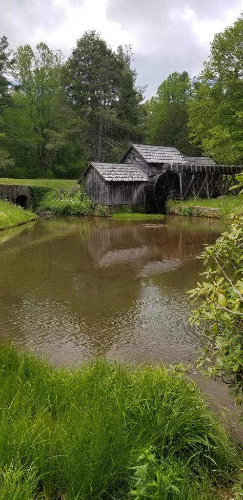 Mabry Mill reflected in the millpond