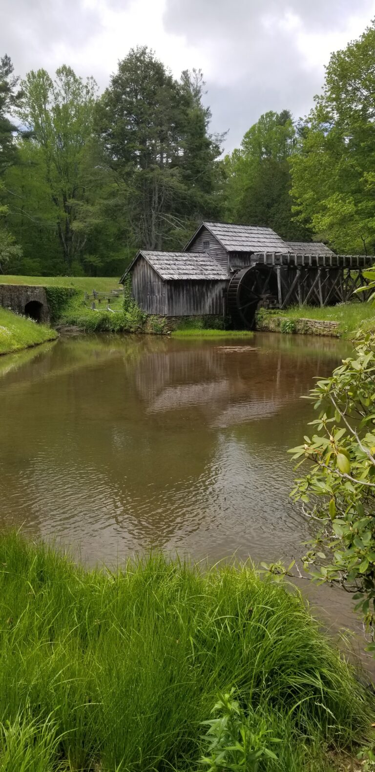Mabry Mill reflected in the millpond