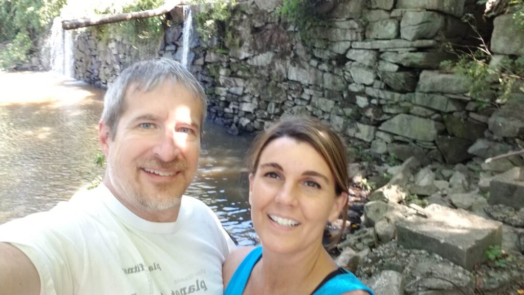At the mill dam at Company Mill Preserve