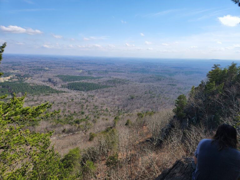 View over the Piedmont from Crowders Mountain