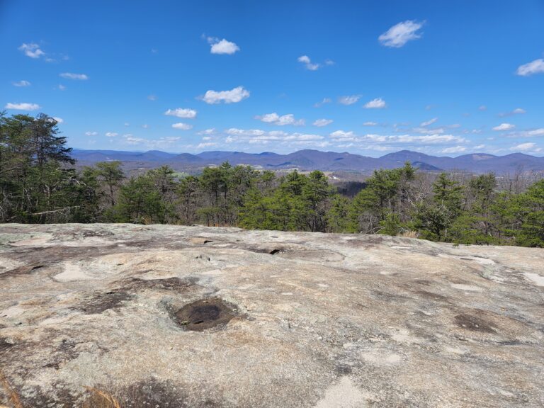 Granite summit of Rocky Face Mountain