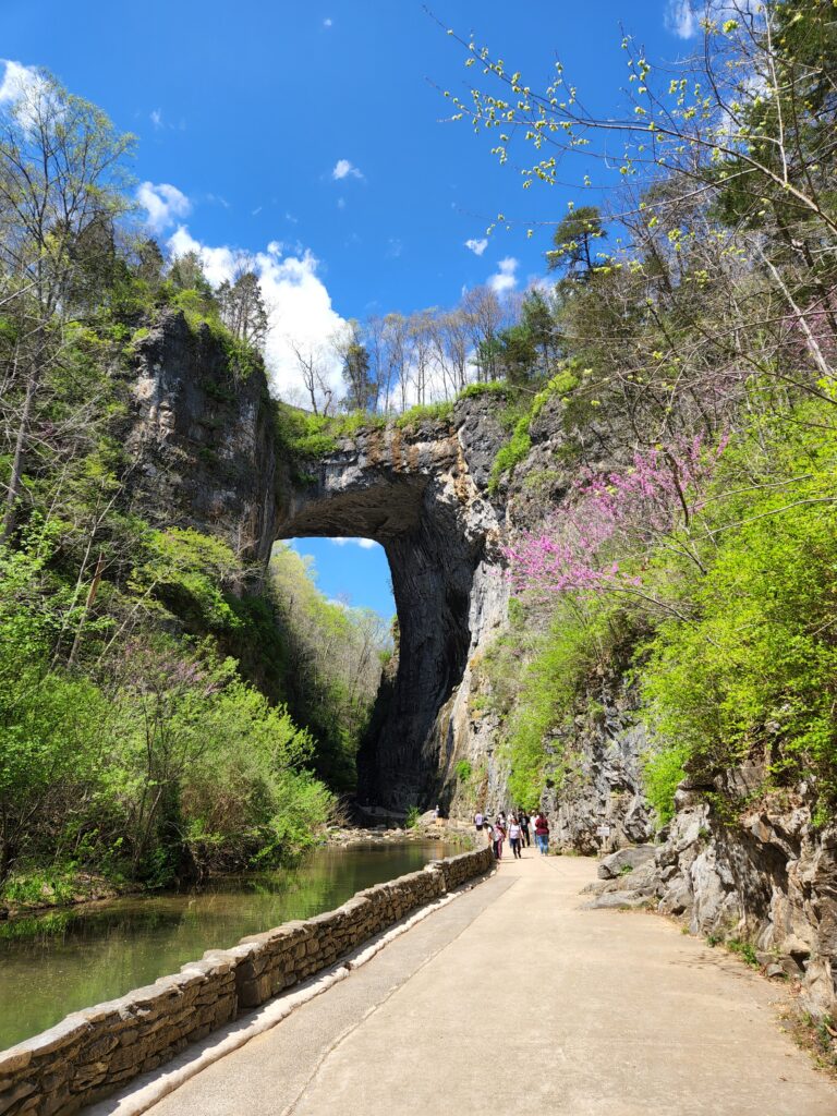 Natural Bridge above Cedar Creek