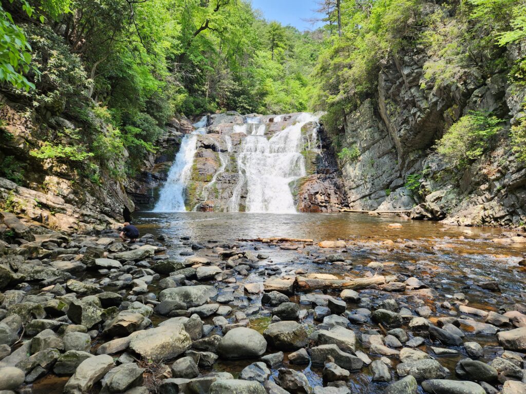 Laurel Falls in the Laurel Fork gorge