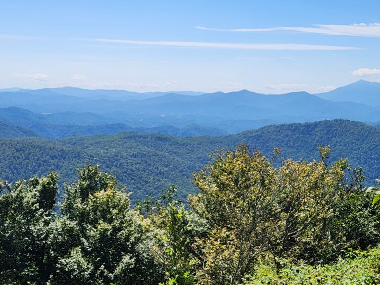 Blue ridges from Beauty Spot
