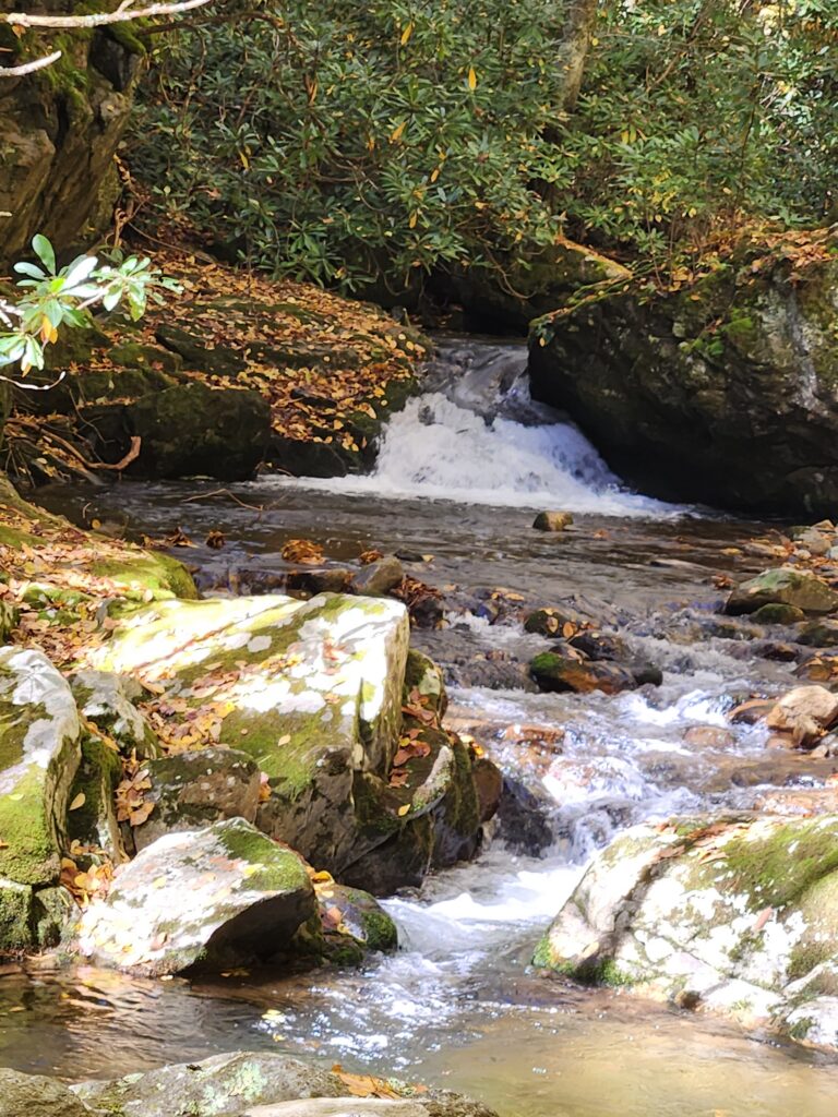 Rocky Fork cascading over boulders