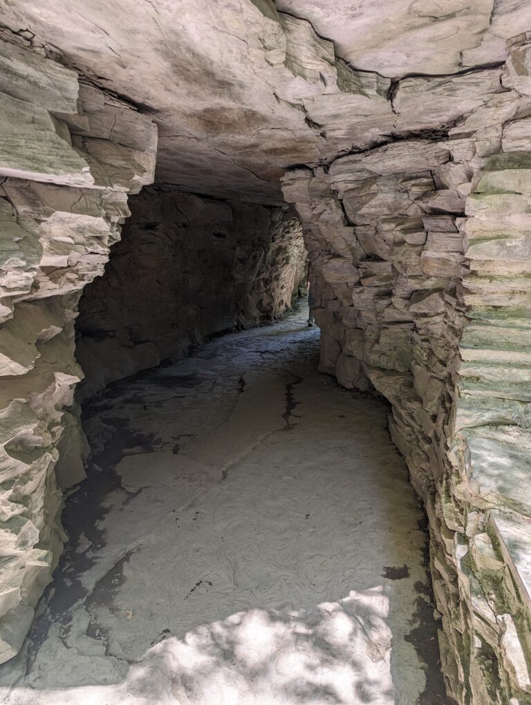 Stone tunnel on the Gorge Trail