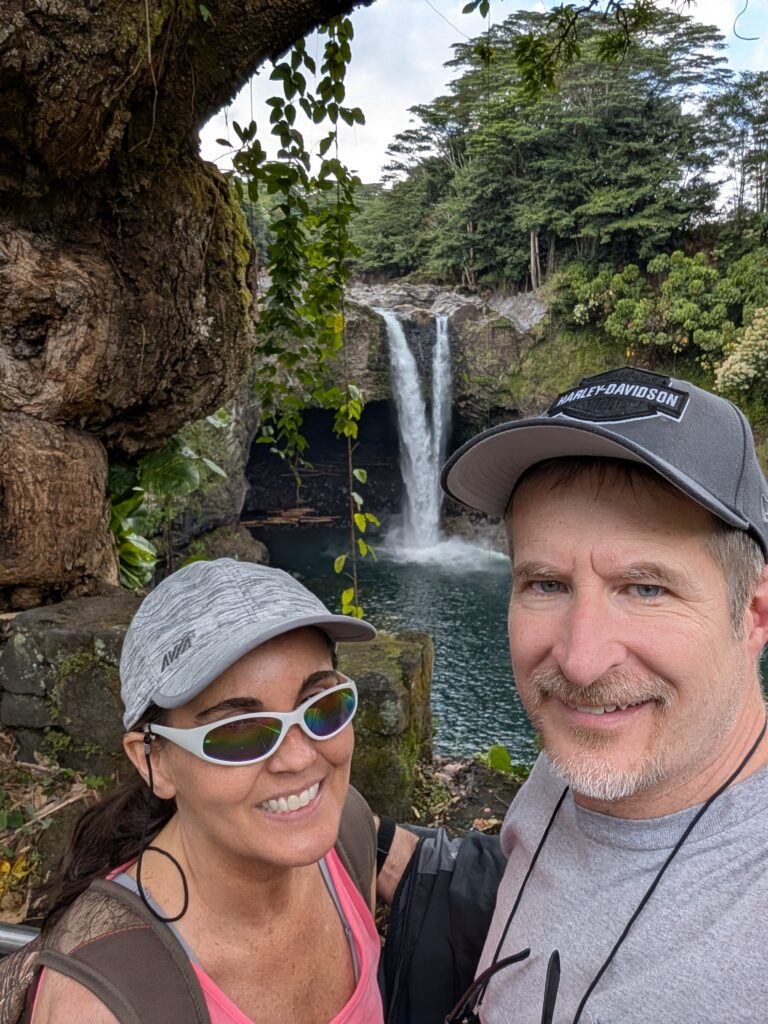 Selfie at Rainbow Falls