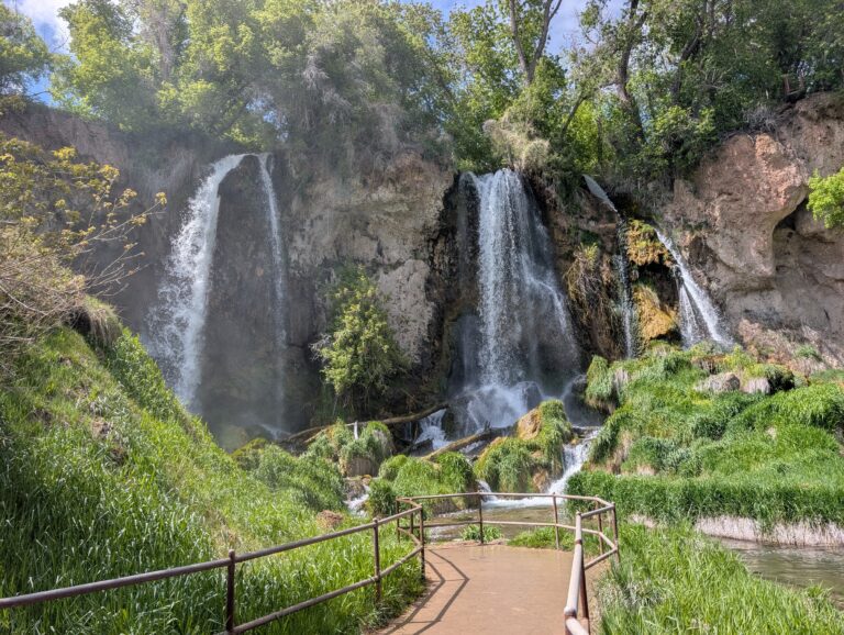 Rifle Falls, a triple waterfall