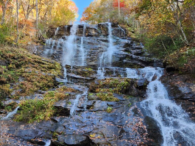 Amicalola Falls in fall color