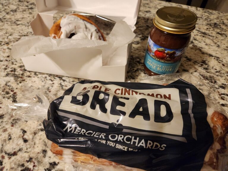 Mercier Orchards bread and jam